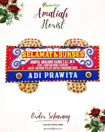 Papan Bunga Ucapan Selamat Sodonghilir